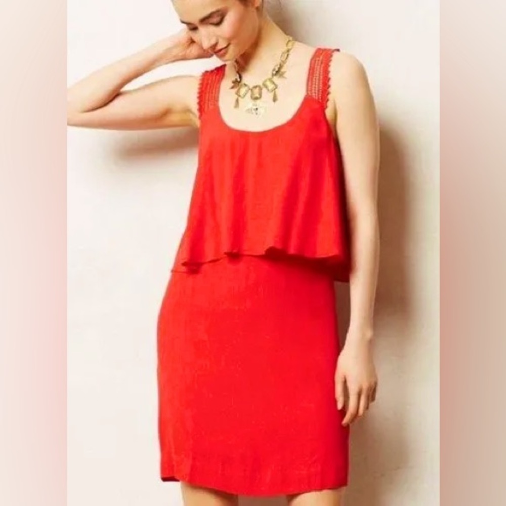 Maeve Tisana Dress in Coral